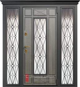 Входные двери МДФ в Раменском «Двери МДФ со стеклом»